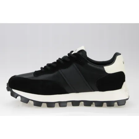 BUTY sportowe męskie GOE sneakersy SKÓRZANE czarne OO1N4001 44