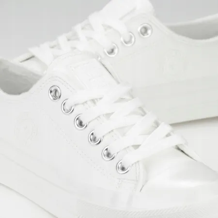 TRAMPKI damskie buty BIG STAR OCIEPLANE na jesień niskie białe OO274927 40