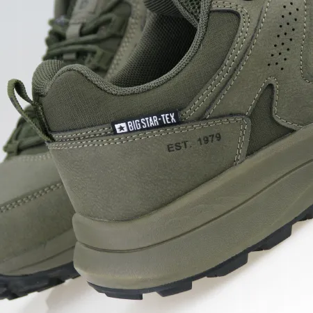 Buty męskie trekkingowe BIG STAR z membraną OO174367 wodoodporne khaki 44