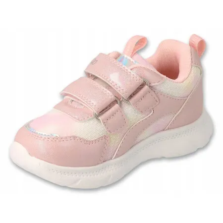 BEFADO buty sportowe dziecięce na RZEPY sneakersy na jesień wiosnę róż 28