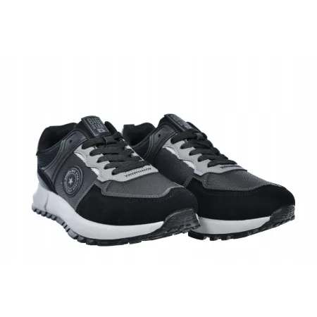 BUTY sportowe męskie BIG STAR trekkingowe SNEAKERSY SS174062 czarne 42