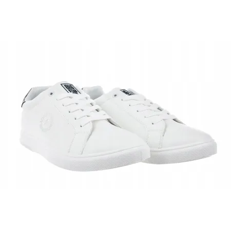 Buty sportowe trampki męskie BIG STAR sneakersy białe skórzane NN174282 42