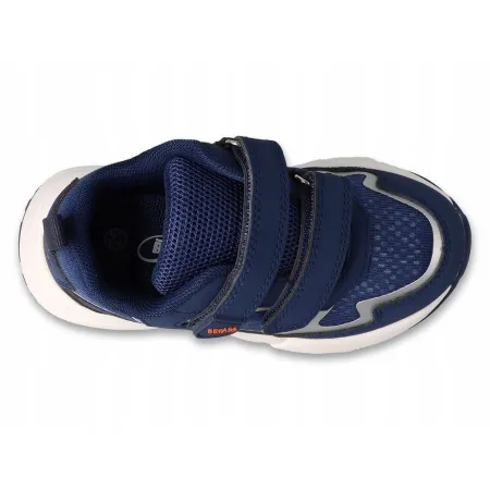 BEFADO buty sportowe dziecięce na RZEPY sneakersy do PRZEDSZKOLA granat 29