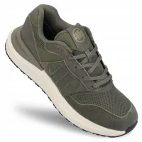 BUTY sportowe męskie PITBULL skórzane SNEAKERSY ENCINO khaki 40