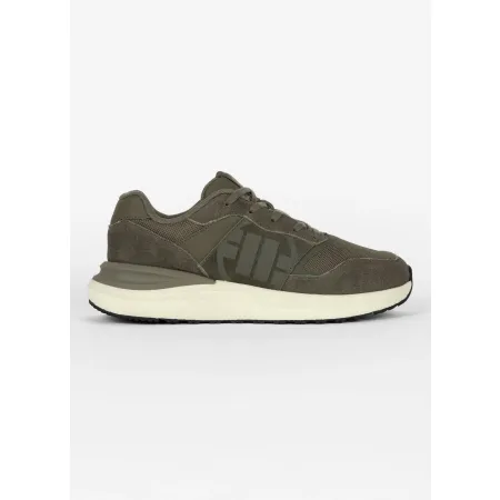 BUTY sportowe męskie PITBULL skórzane SNEAKERSY ENCINO khaki 42