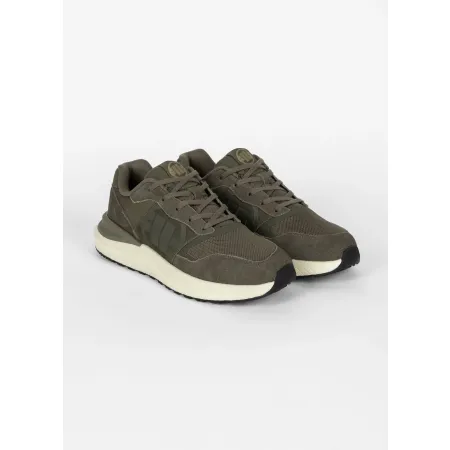 BUTY sportowe męskie PITBULL skórzane SNEAKERSY ENCINO khaki 42