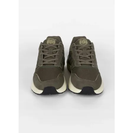 BUTY sportowe męskie PITBULL skórzane SNEAKERSY ENCINO khaki 42