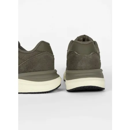 BUTY sportowe męskie PITBULL skórzane SNEAKERSY ENCINO khaki 42