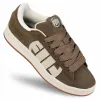 BUTY sportowe męskie PITBULL skórzane SNEAKERSY miejskie WALKER brązowe 44