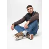 BUTY sportowe męskie PITBULL skórzane SNEAKERSY miejskie WALKER brązowe 44