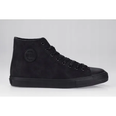 TRAMPKI męskie buty ocieplane zimowe wysokie BIG STAR OO174247 czarne 45