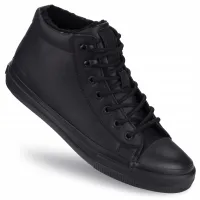 TRAMPKI męskie buty ocieplane zimowe wysokie BIG STAR OO174607 czarne 45