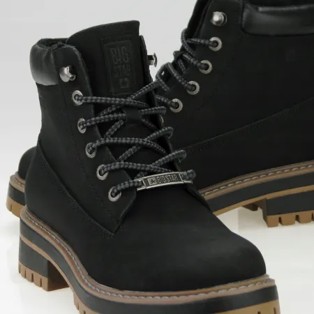 BUTY damskie OCIEPLANE zimowe TRAPERY BIG STAR OO274A290 trzewiki botki 39