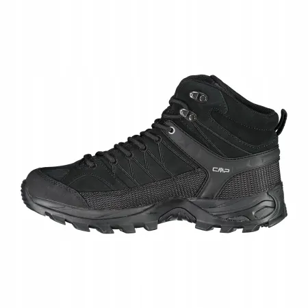 Buty TREKKINGOWE męskie CMP RIGEL MID turystyczne SKÓRZANE czarne 45