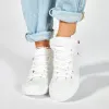 TRAMPKI ocieplane męskie BIG STAR buty na jesień wysokie białe Y174024F 42