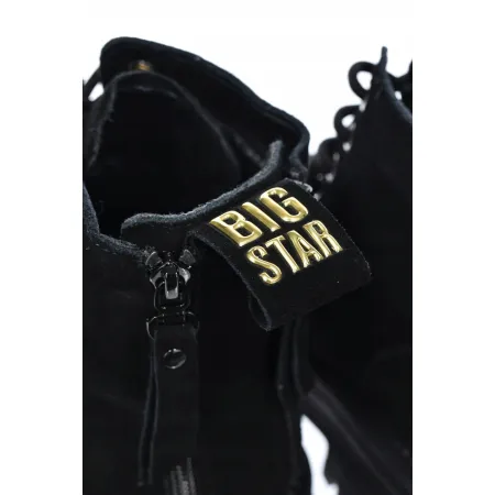 BUTY botki damskie OCIEPLANE zimowe TRAPERY BIG STAR zamszowe SS274577 41