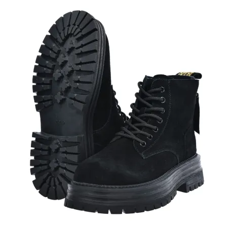 BUTY botki damskie OCIEPLANE zimowe TRAPERY BIG STAR zamszowe SS274577 41
