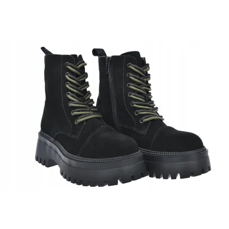 BUTY botki damskie OCIEPLANE zimowe TRAPERY BIG STAR zamszowe SS274526 40