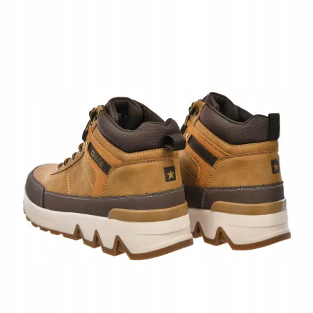 BUTY męskie trekkingowe BIG STAR trzewiki trapery SS174251 brązowe 41