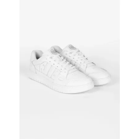 BUTY sportowe męskie PITBULL skórzane SNEAKERSY miejskie ELKWOOD białe 42