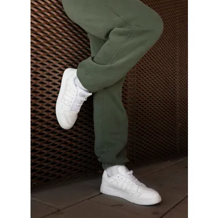 BUTY sportowe męskie PITBULL skórzane SNEAKERSY miejskie ELKWOOD białe 40