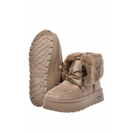Damskie buty na zimę ciepłe BIG STAR botki zimowe ocieplane SS274114 39