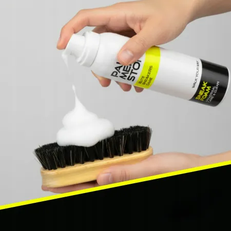 Pianka do Czyszczenia Butów na Plamy Zamszu Nubuku Skóry Uniwersalny 150 ml
