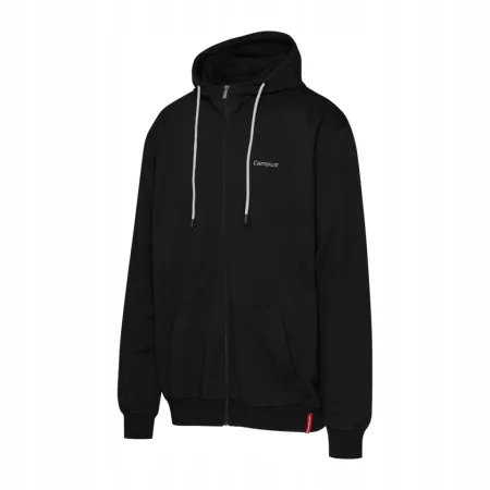 BLUZA męska CAMPUS dresowa z kapturem ROZPINANA BIFROST czarna 5XL
