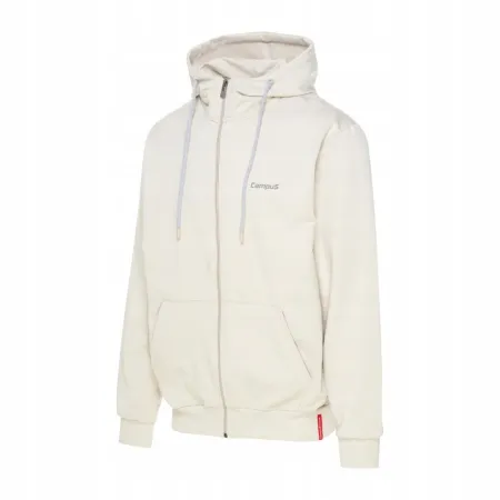 BLUZA męska CAMPUS dresowa z kapturem ROZPINANA CANNIS beżowa 3XL