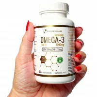 Progress Labs OMEGA 3 FORTE GOLD EPA330 DHA220 olej rybi + witamina E 90kap