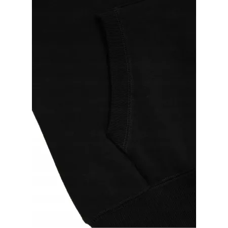 BLUZA męska z KAPTUREM PIT BULL SMALL LOGO gruba 360GSM czarna KANGURKA M