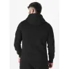 BLUZA męska z KAPTUREM PIT BULL SMALL LOGO gruba 360GSM czarna KANGURKA S