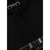 BLUZA męska z KAPTUREM PIT BULL gruba 360GSM KANGURKA PITBULL czarna M