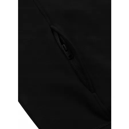BLUZA męska z KAPTUREM PIT BULL gruba 360GSM KANGURKA PITBULL czarna M