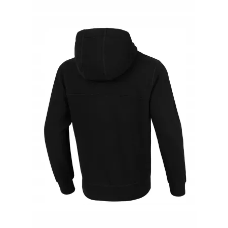 BLUZA męska z KAPTUREM PIT BULL gruba 360GSM KANGURKA PITBULL czarna XL