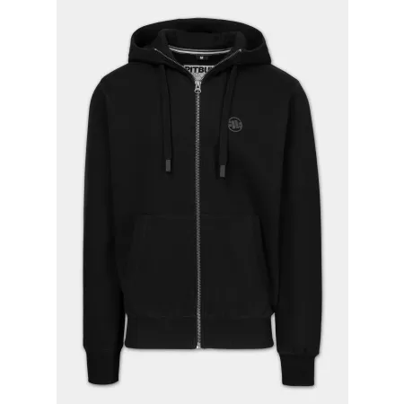 BLUZA męska rozpinana z KAPTUREM PIT BULL gruba z kapturem PITBULL czarna L