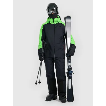 SPODNIE NARCIARSKIE męskie 4F Dermizax 20000 czarne TRM0902 Primaloft XL