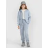 BLUZA rozpinana 4F z KAPTUREM dla dziewczynki dziecięca dresowa F1952 146