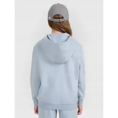 BLUZA rozpinana 4F z KAPTUREM dla dziewczynki dziecięca dresowa F1952 146