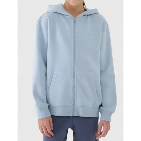 BLUZA rozpinana 4F z KAPTUREM dla dziewczynki dziecięca dresowa F1952 146