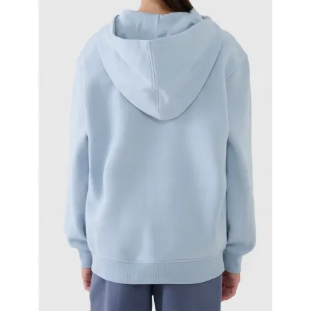 BLUZA rozpinana 4F z KAPTUREM dla dziewczynki dziecięca dresowa F1952 146
