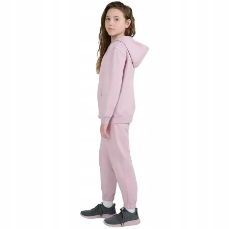 BLUZA rozpinana 4F z KAPTUREM dla dziewczynki dziecięca dresowa F1952 158