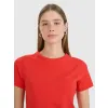 KOSZULKA damska tshirt damski 4F z krótkim rękawem bawełna SHF2255 M