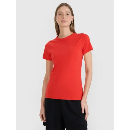 KOSZULKA damska tshirt damski 4F z krótkim rękawem bawełna SHF2255 M