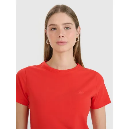 KOSZULKA damska tshirt damski 4F z krótkim rękawem bawełna SHF2255 M