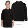 LONGSLEEVE KOSZULKA POLO 4F BLUZA dziecięca z długim rękawem TLONM483 152