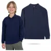LONGSLEEVE KOSZULKA POLO 4F BLUZA dziecięca z długim rękawem TLONM483 146