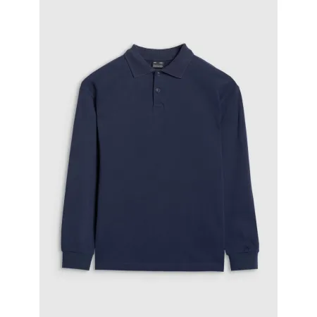 LONGSLEEVE KOSZULKA POLO 4F BLUZA dziecięca z długim rękawem TLONM483 134