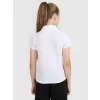 4F KOSZULKA POLO dziewczęca T-SHIRT z kołnierzykiem TPTSF613 bawełniana 134