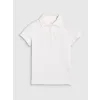 4F KOSZULKA POLO dziewczęca T-SHIRT z kołnierzykiem TPTSF613 bawełniana 134